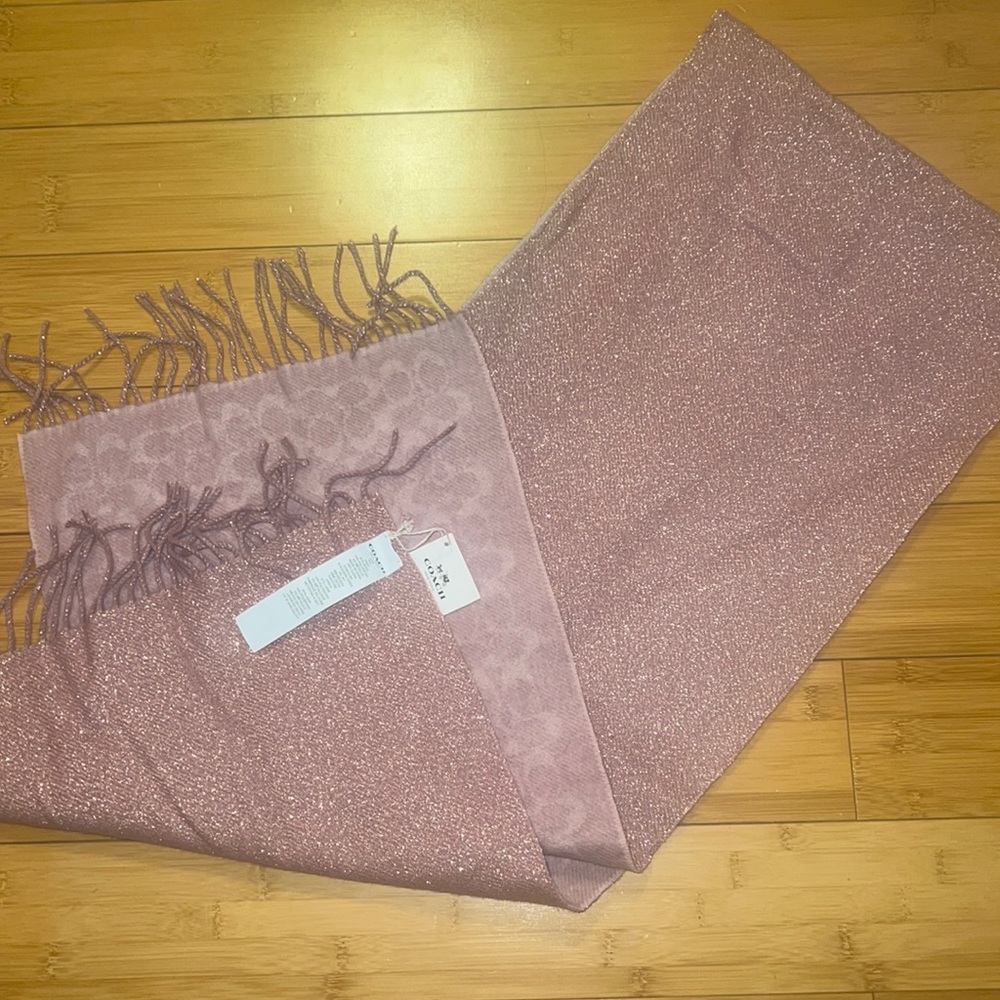 Pink Coach Scarf